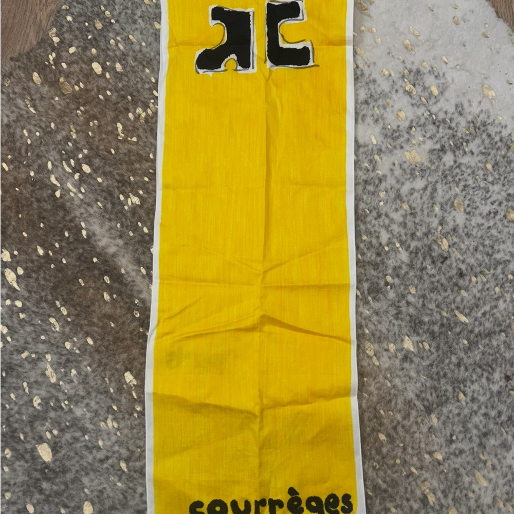 Courrèges Yellow Scarf